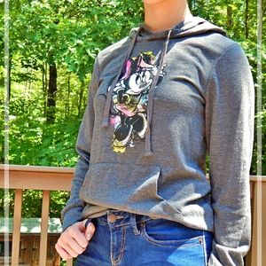 Minie Mouse Grey Hoodie